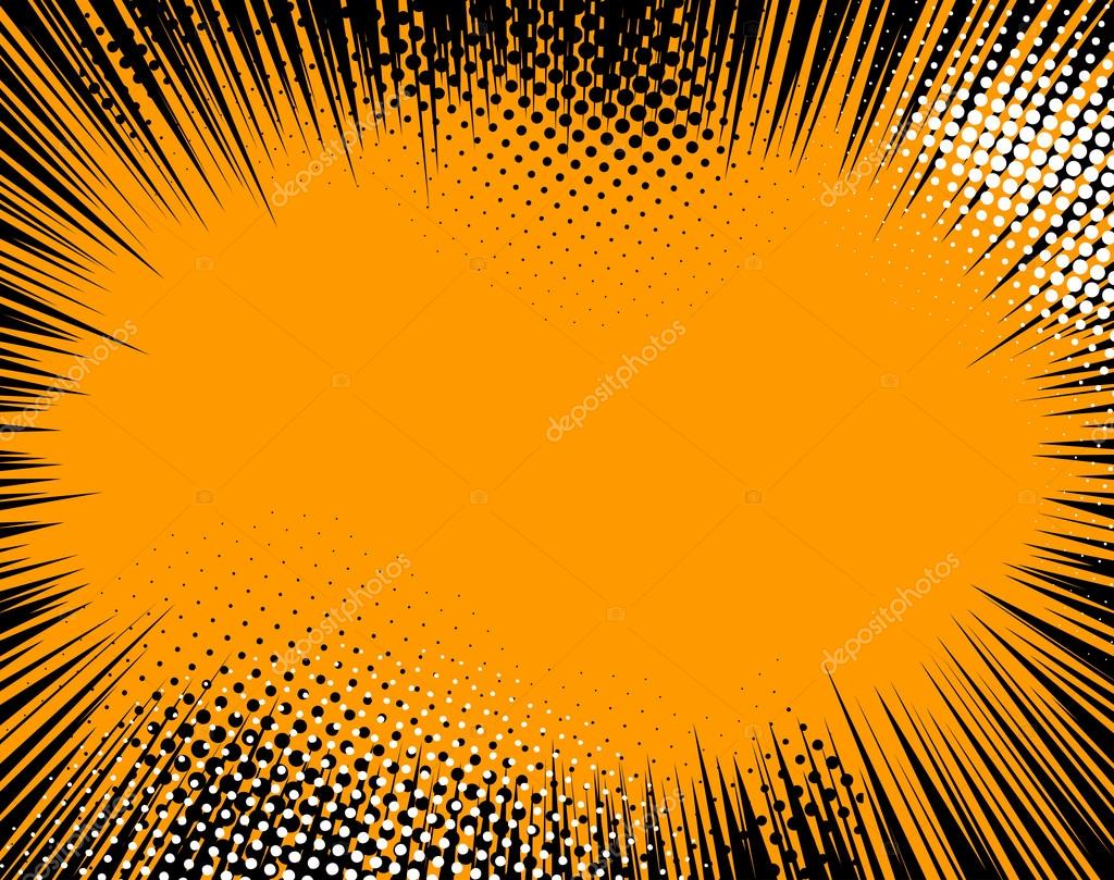 Download Anime Fire Halftone Royalty-Free Stock Illustration Image