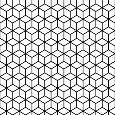 Küpleri siyah ve beyaz Seamless Modeli