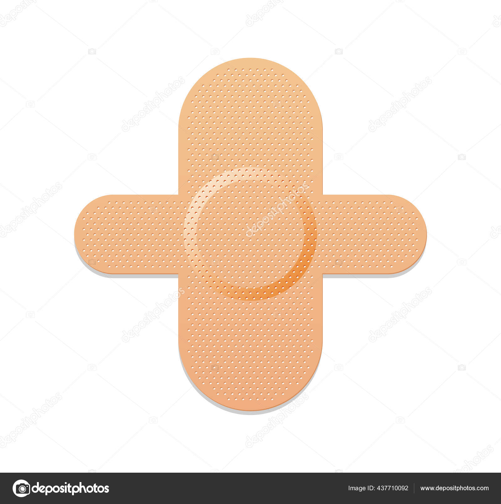 Medical plaster. Adhesive bandage or sticking plaster. Medical band