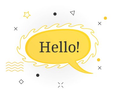 İlginç gerçekler kabarcık sembolü. Banner ya da daha hasta. Konuşma balonlu sosyal medya faksı pankartı. Beyaz arkaplanda vektör illüstrasyonu