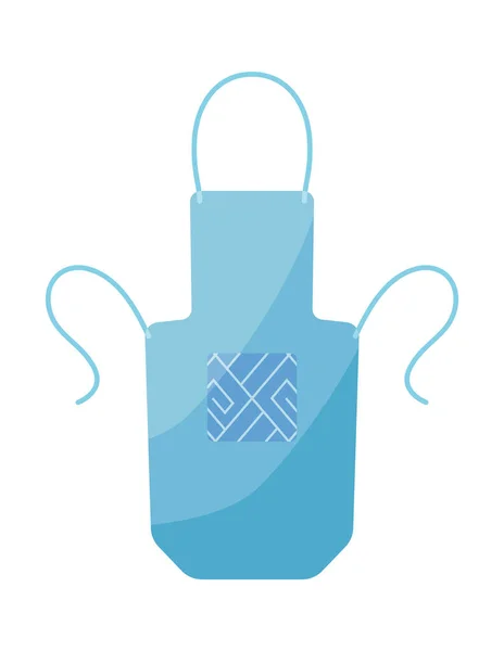 Avental de cozinha em cores brilhantes com bolso e forma de design. Roupa protetora colorida com fundo padrão isolado em fundo branco. uniforme de cozinha para dona de casa ou chef —  Vetores de Stock