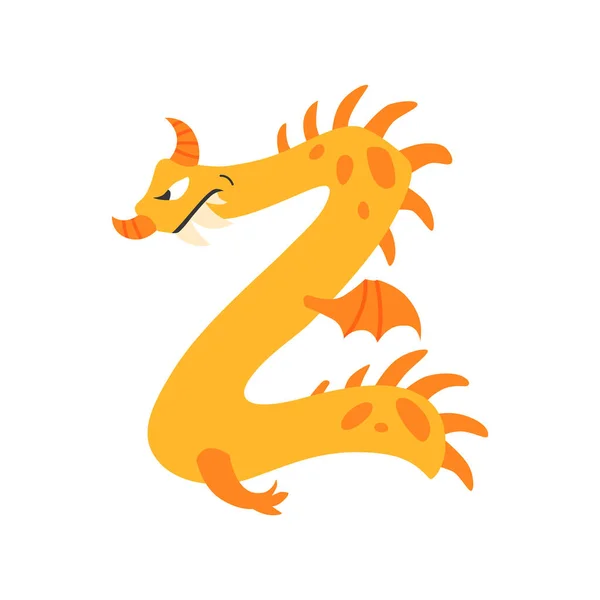 สัญลักษณ์อักษรสัตว์ประหลาด ตัวอักษร Z ของตัวอักษรภาษาอังกฤษมีรูปร่างเป็นสัตว์ประหลาด เด็กการ์ตูนสีสันตลกตัวละครในนิยายแยกจากพื้นหลังสีขาว — ภาพเวกเตอร์สต็อก