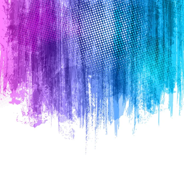 Pintura violeta azul respingos fundo gradiente. Vector eps 10 ilustração de design com lugar para o seu texto e logotipo — Vetor de Stock