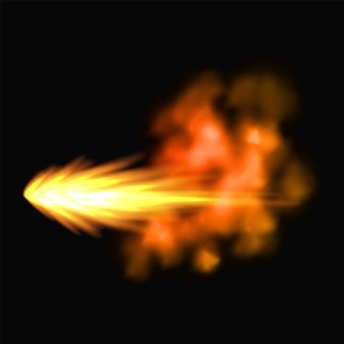 Silah yarası mı yoksa silah animasyonu mu? Silahla ateş edildiği sırada patlama etkisi vardı. Kurşunun çizgi film flaş efekti. Tüfek ateşi, namlu alevi ve patlama..