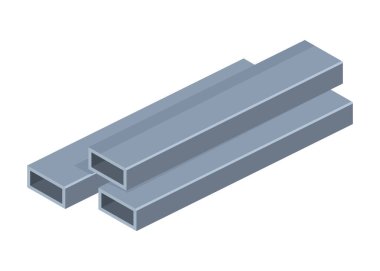 Yapısal imalat ve çerçeve için, depo malzemeleri, mimari metal işleri ve modüler inşaatçılar için, yığılmış çelik dikdörtgen boş bölümler hazır.