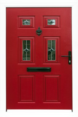 London Town House kırmızı ön kapı