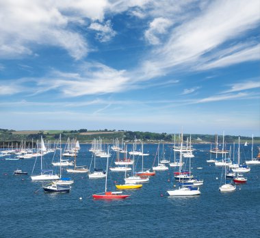 English seaside view.Cornwall.