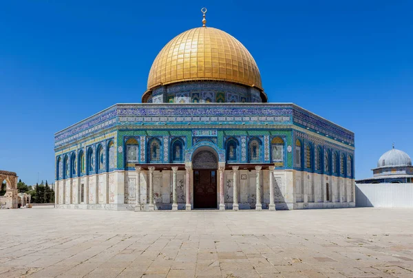 Der Felsendom Auf Dem Tempelberg Jerusalem — Stockfoto