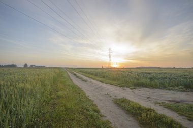 Mavi gökyüzü, doğal bulutlar, doğa serisi