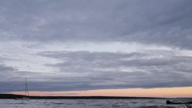 Baltık Denizi 'nde gün batımı