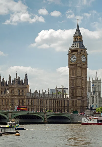 Big Ben e Casas do Parlamento — Fotografia de Stock