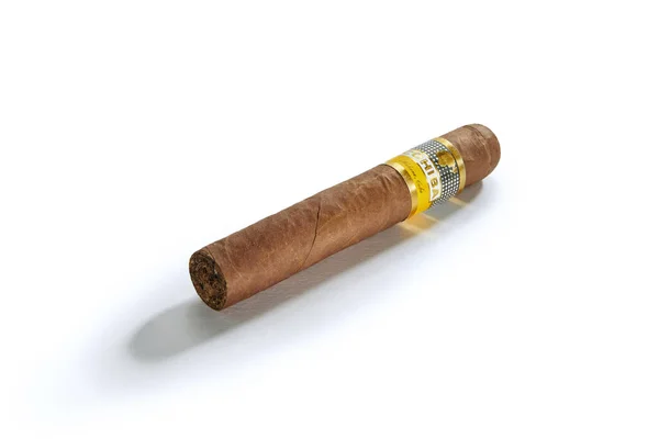 Bangkok Thailand August 2020 Photo Cigar Cohiba Habana Cuba Robusto — Stock Photo, Image