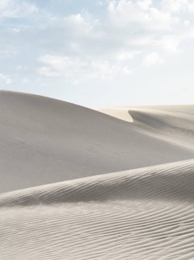 Sands Dunes Ulusal Parkı 'ndaki kumulların manzarası