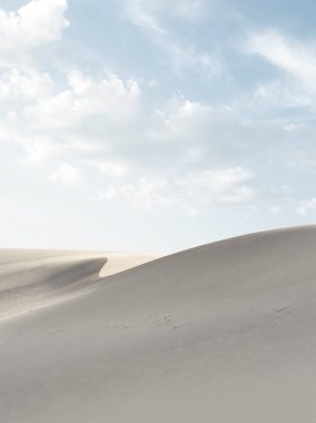Sands Dunes Ulusal Parkı 'ndaki kumulların manzarası