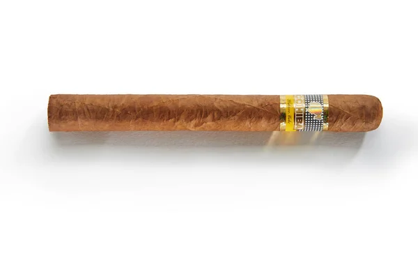 泰国曼谷 2020年8月 Cohiba Esplendidos雪茄照片 哈瓦那古巴 Cohiba是古巴为Habanos 公司生产的优质雪茄品牌 — 图库照片