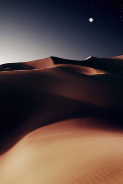 Sands Dunes Ulusal Parkı 'ndaki kumulların manzarası