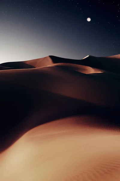 Vista Bonitas Dunas Arena Parque Nacional Sands Dunes — Foto de Stock