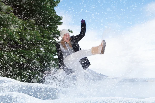 Neve de neve de neve de neve — Fotografia de Stock