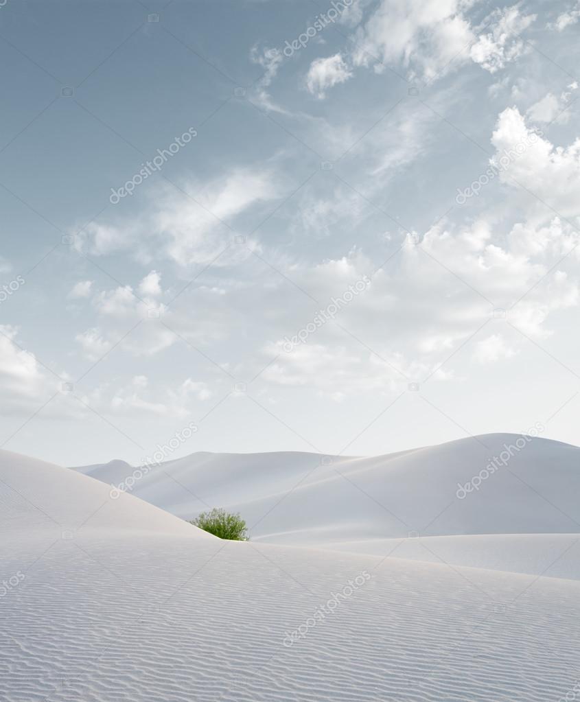 White sand