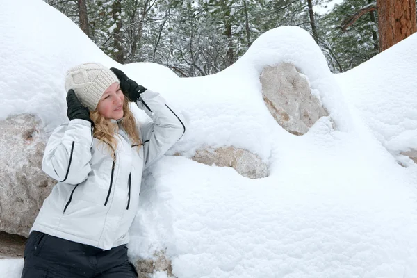 In winter in winter in winter in winter — Stock Photo, Image