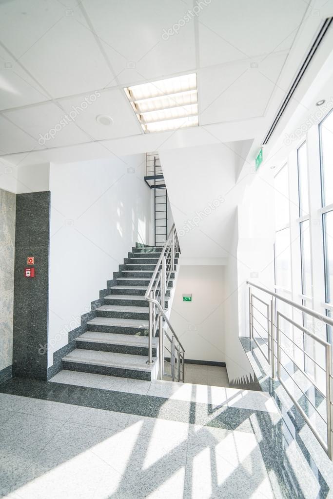 staircase in office building