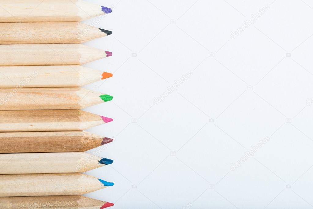 group of crayons