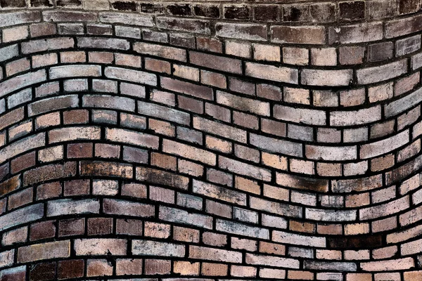 Wavy, brick фон — стоковое фото