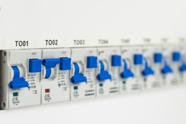 Elektrik fuseboxes Close-Up
