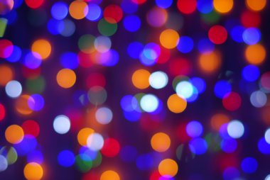 Puan ışık çeşitli arka plan bulanık