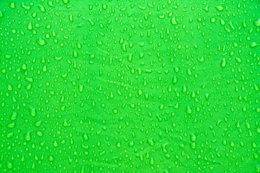 Çadır kumaş su ile yeşil damla