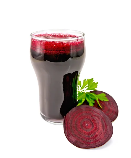 Juice beet with parsley — Stock Photo, Image