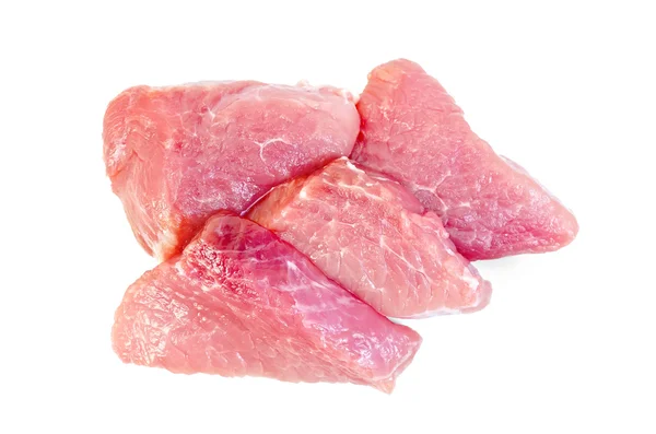 Trozos de carne de cerdo — Foto de Stock