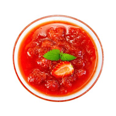 Tatlı çilek vanilyalı üst