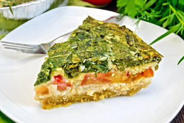 Kelt masada ıspanaklı pasta