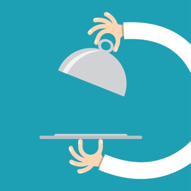 Garson eller cloche kapaklı