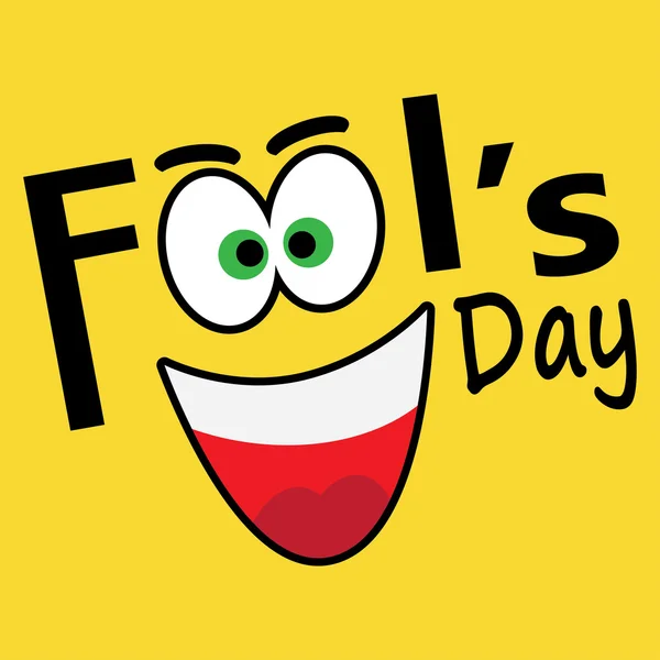 April Fools Day — Stock Vector