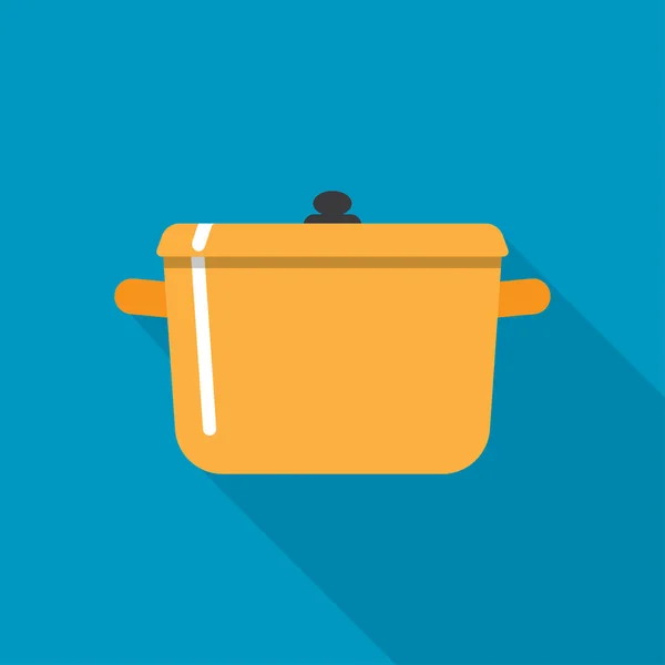 Cooking pot vector — Stock Vector