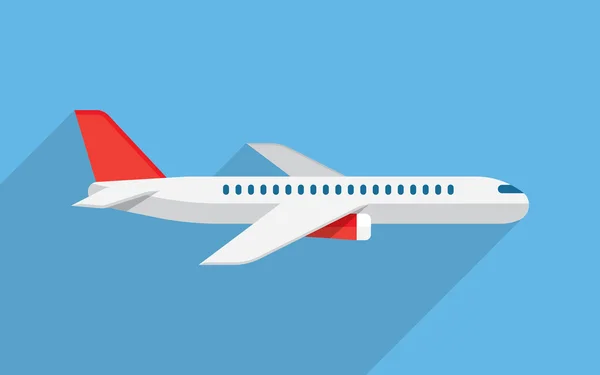 Illustrations plates vectorielles d'avions — Image vectorielle