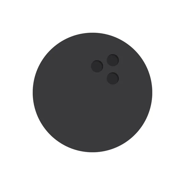 Bowling bal pictogram — Stockvector