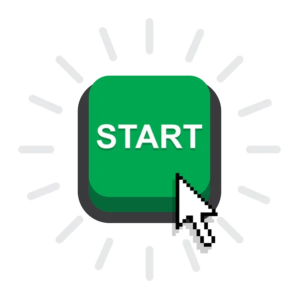 Start / uit-knop — Stockvector