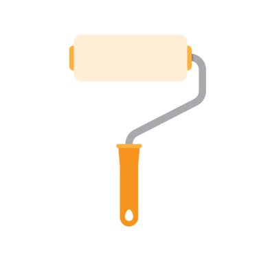 boya silindiri düz simgesi.