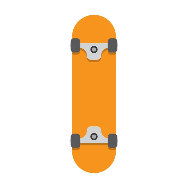 Skateboard icono plano — Archivo Imágenes Vectoriales