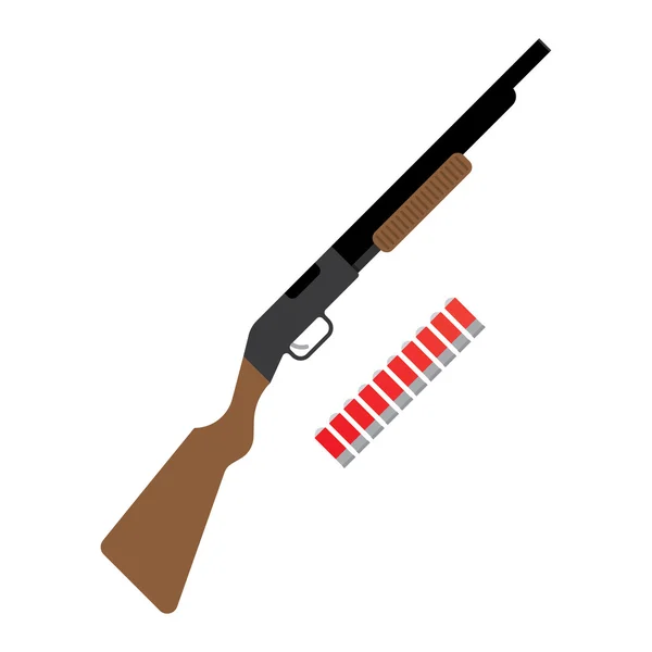 散弾銃のベクトル図 — ストックベクタ