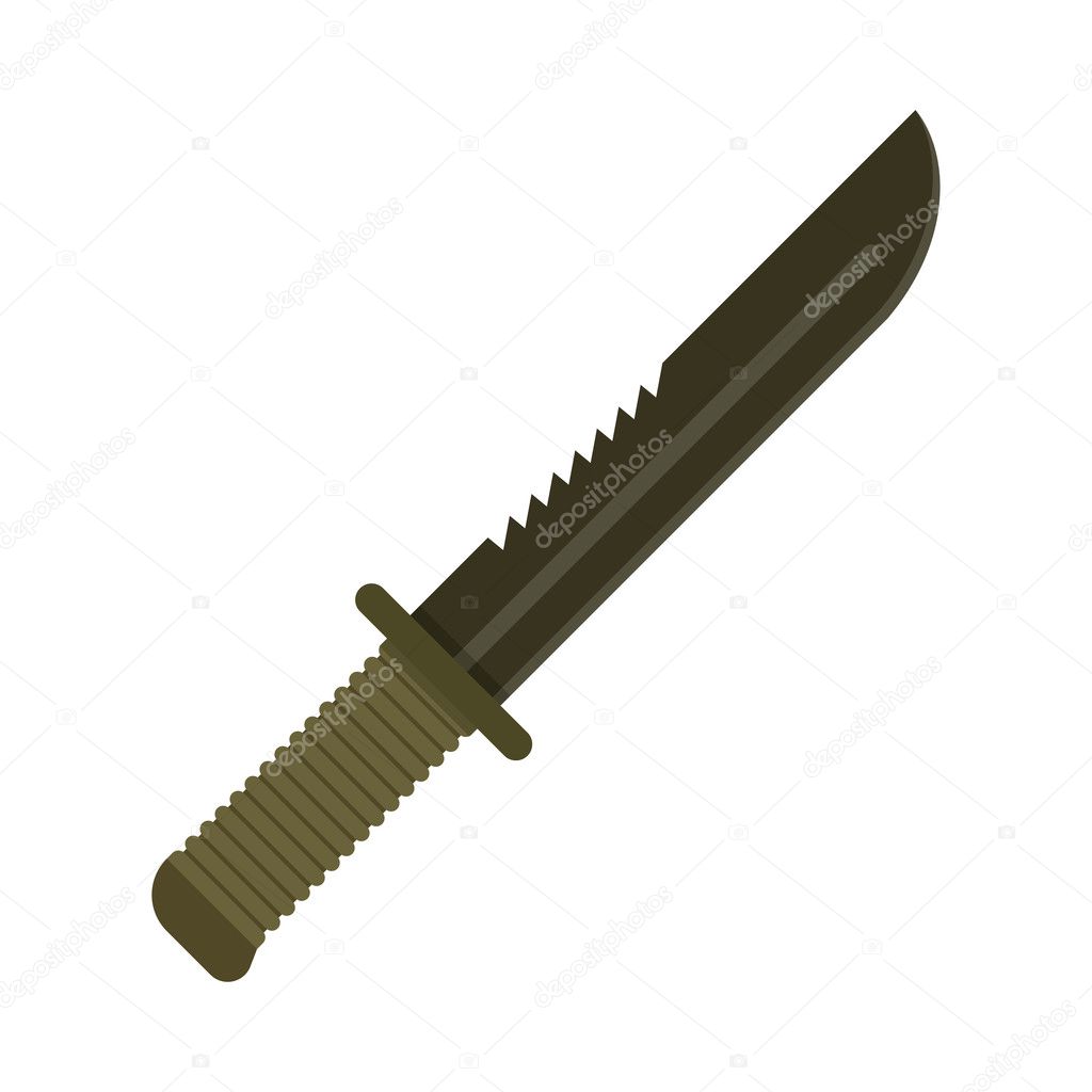 Army Military knife Stock Vector by ©Makc76 109161110