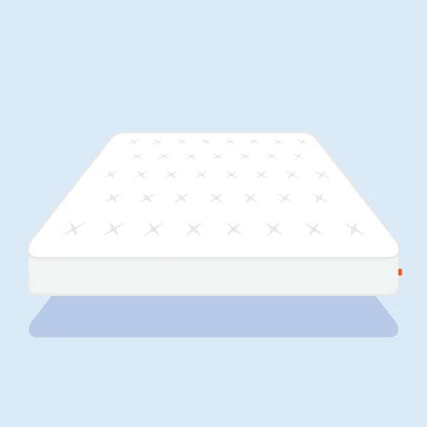 Matelas blanc uni . — Image vectorielle