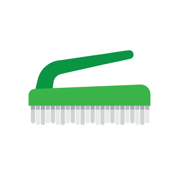 Ícone escova de limpeza —  Vetores de Stock