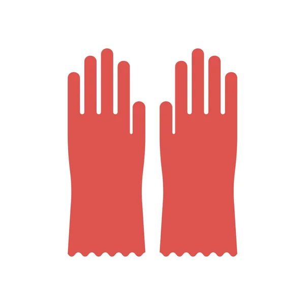 Гумова рукавичка для гігієни — стоковий вектор