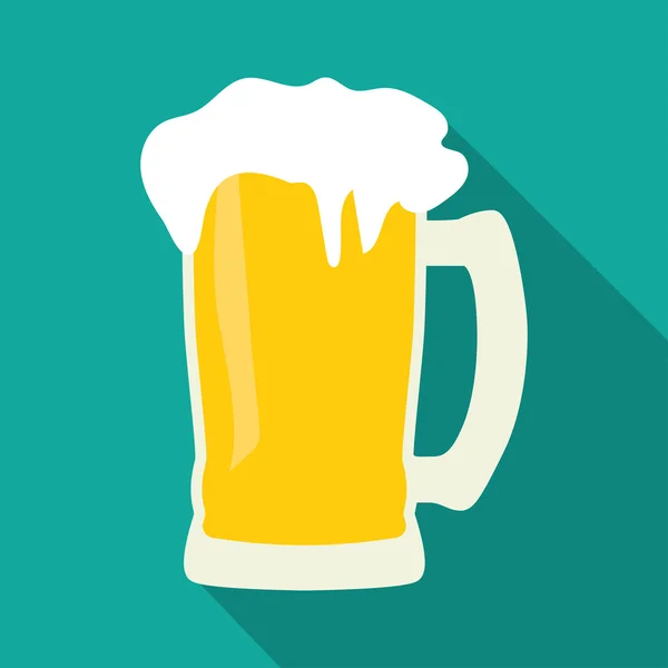 Kubek piwa ikony — Wektor stockowy