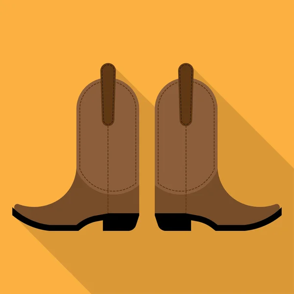 Paire de bottes de cow-boy — Image vectorielle