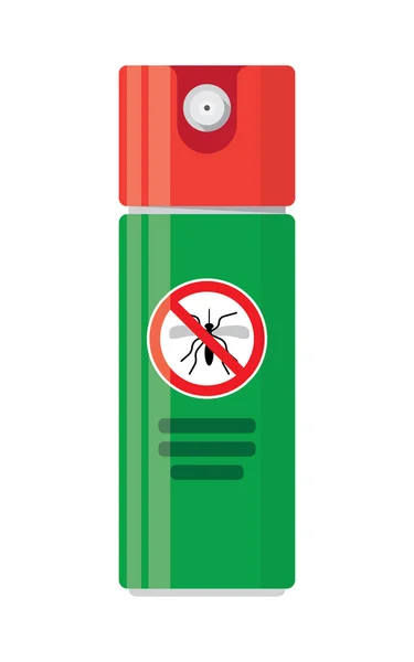 Repellent spray insect. — Stock Vector